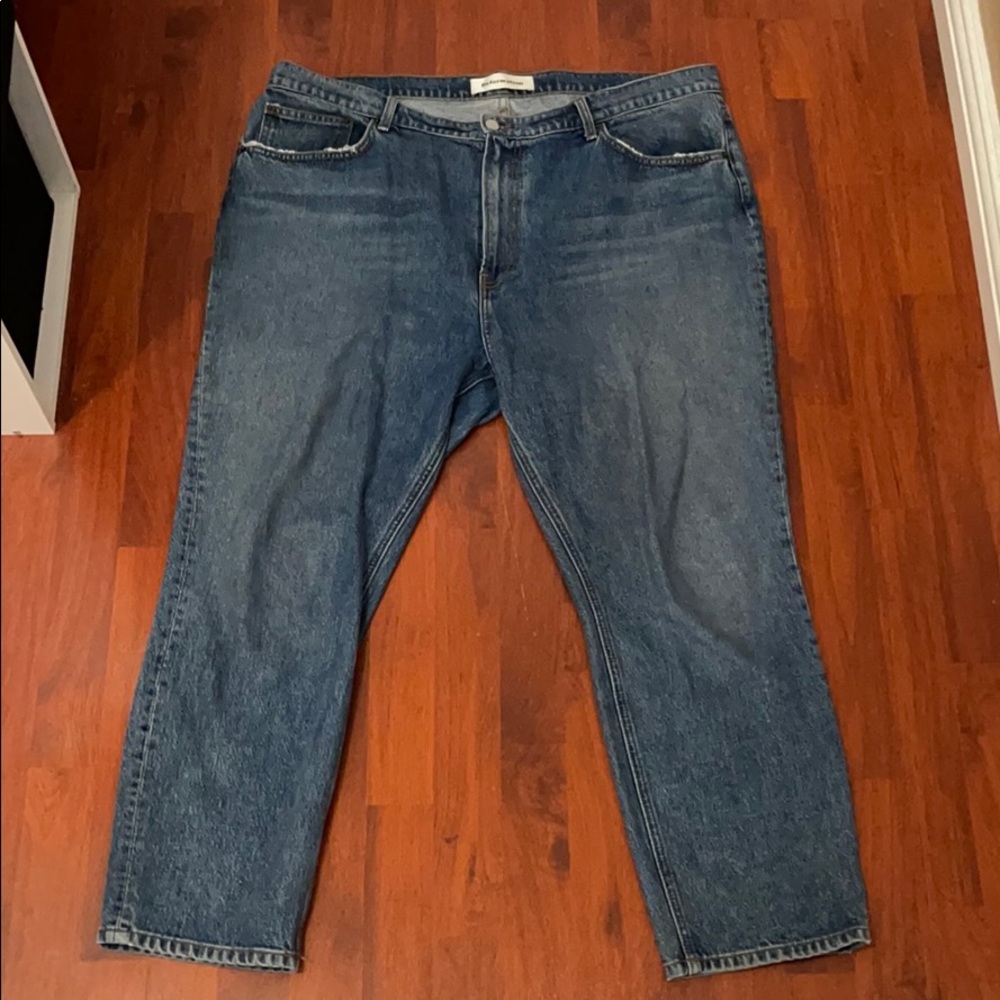 Reformation straight leg jeans